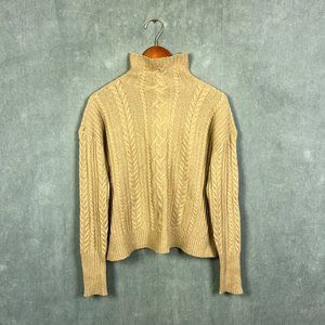 Lauren Ralph Lauren Turtleneck Sweater Wool Cashmere Blend Knit